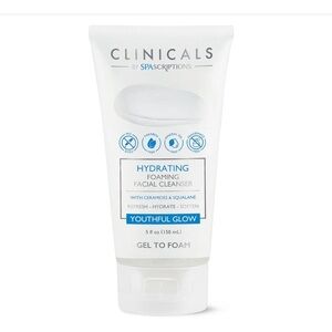 Spascriptions Clinicals Hydrating Foaming Facial Cleanser Gel 2 Foam X2 5 oz